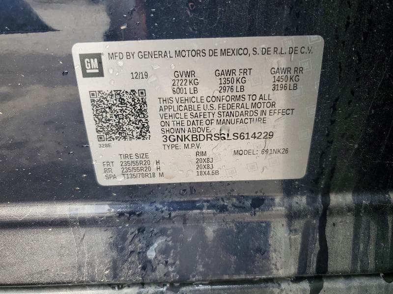 2020 CHEVROLET BLAZER 3LT 3LT 14