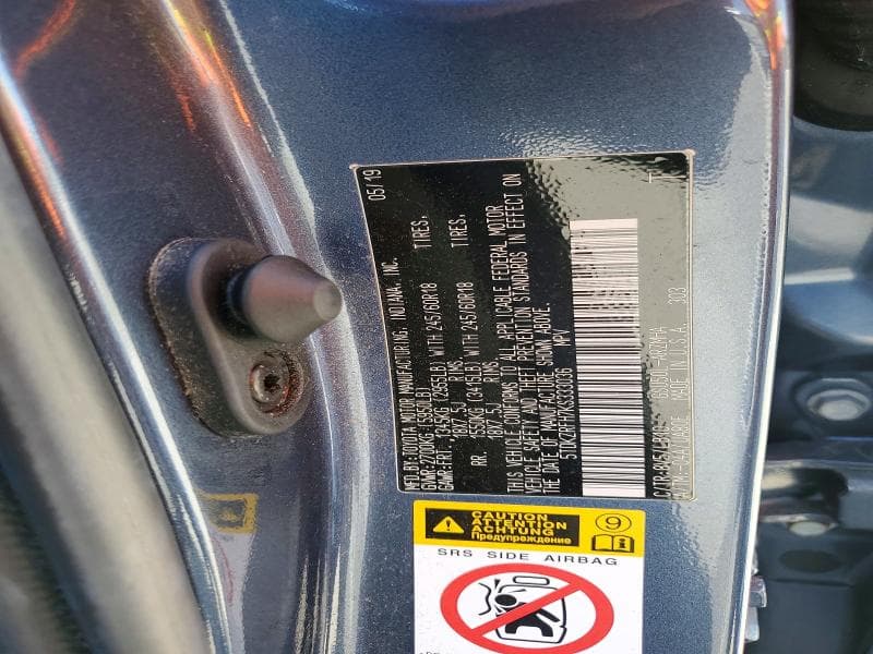 2019 TOYOTA HIGHLANDER XLE 13