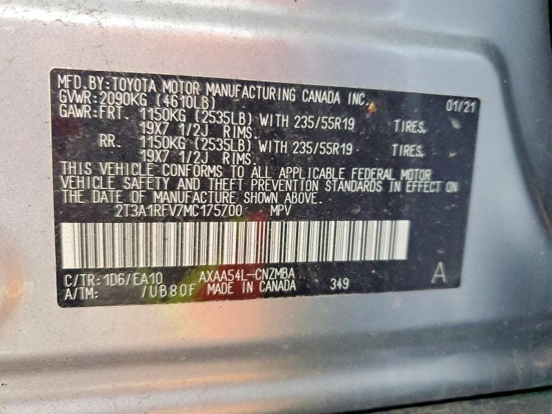 2021 TOYOTA RAV4 XLE PREMIUM XLE PREMIUM 13