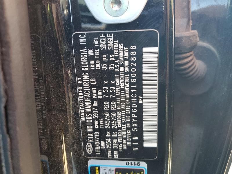 2020 KIA TELLURIDE S 13