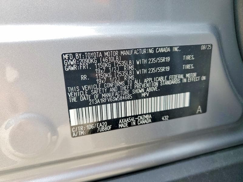 2025 TOYOTA RAV4 XLE PREMIUM 12