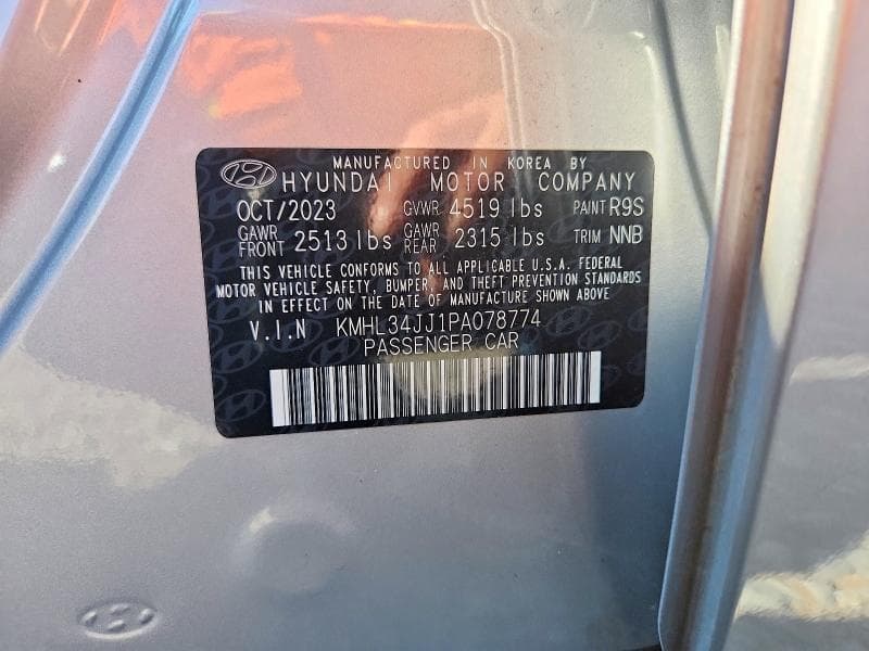 2023 HYUNDAI SONATA HYBRID SEL 12