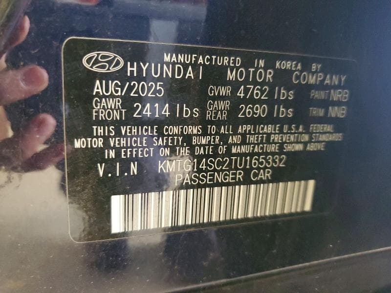 2026 GENESIS G70 2.5T STANDARD 2.5T STANDARD 12