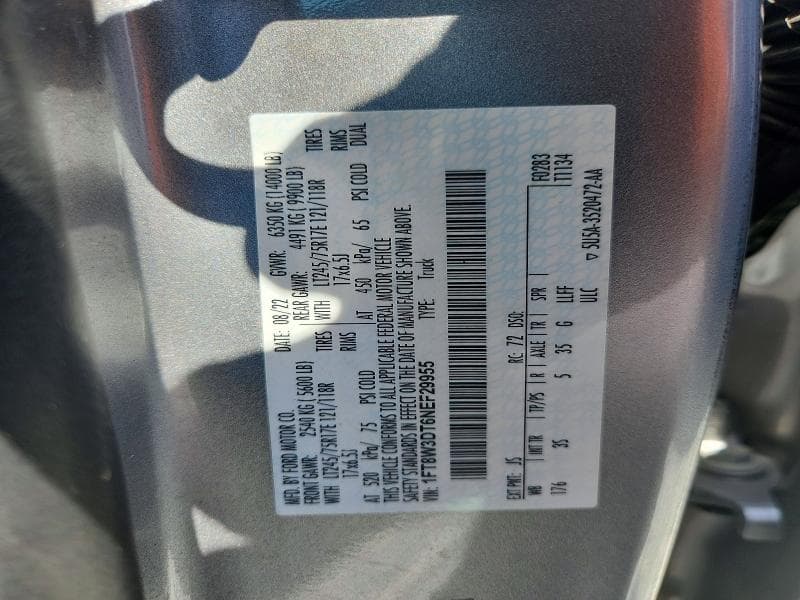 2022 FORD F350 SUPER DUTY 12