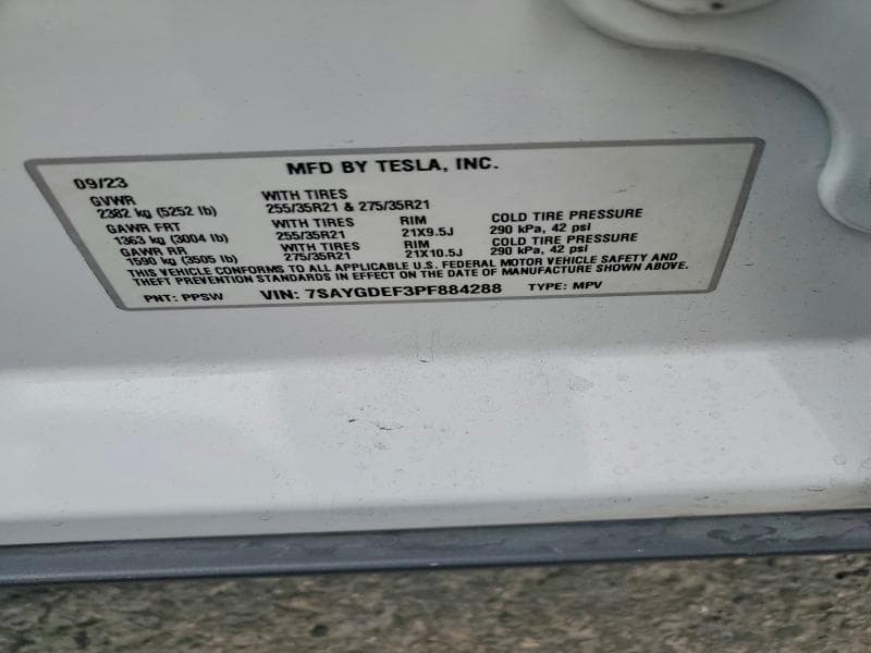2023 TESLA MODEL Y 12
