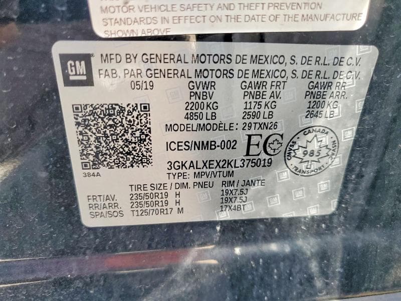 2019 GMC TERRAIN DENALI 13