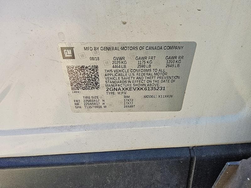 2019 CHEVROLET EQUINOX LT 13