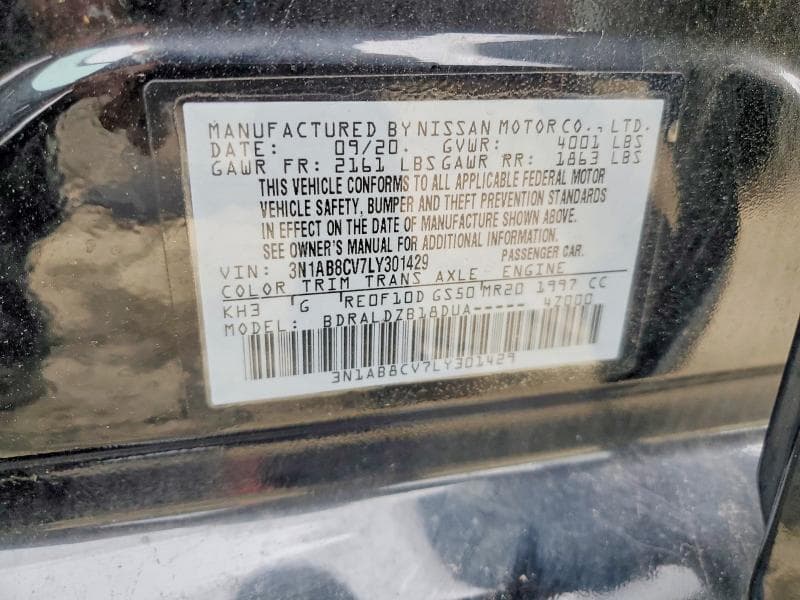 2020 NISSAN SENTRA SV 13