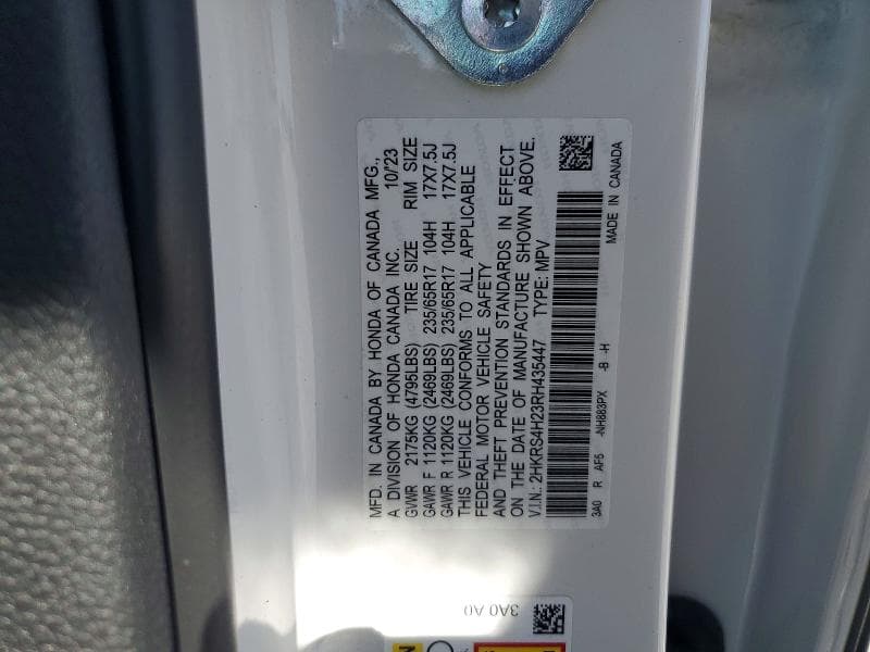 2024 HONDA CR-V LX 13
