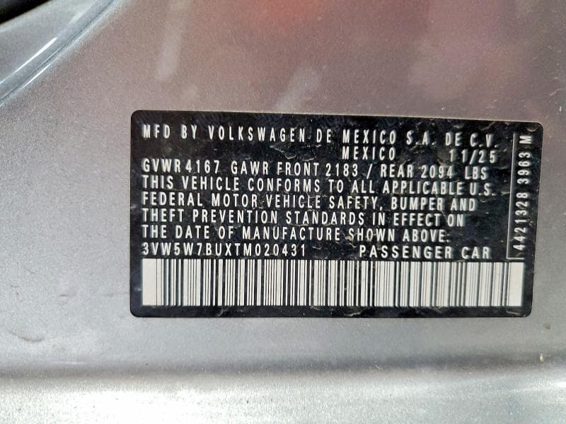 2026 VOLKSWAGEN JETTA S 12