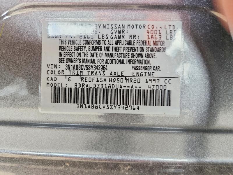 2025 NISSAN SENTRA SV 13