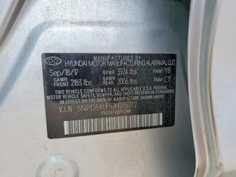 2018 HYUNDAI ELANTRA VALUE EDITION VALUE EDITION 12