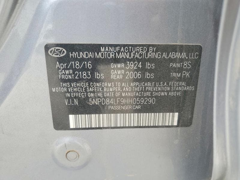 2017 HYUNDAI ELANTRA SE 12