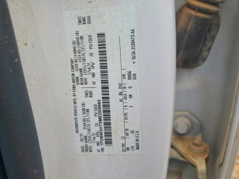 2021 FORD F350 SUPER DUTY SUPER DUTY 13