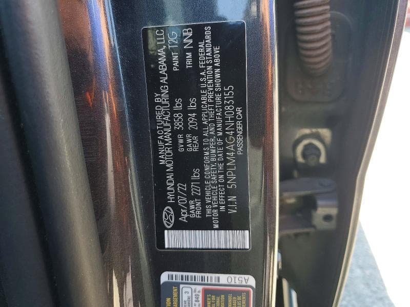 2022 HYUNDAI ELANTRA SEL 12
