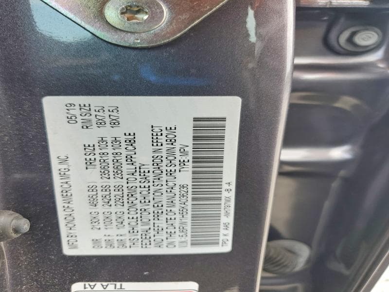 2019 HONDA CR-V EX 13