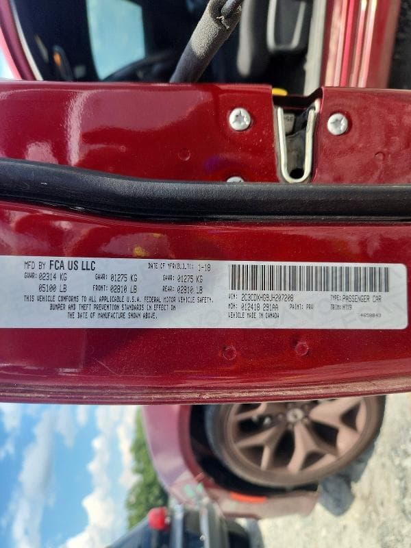 2018 DODGE CHARGER SXT PLUS 12