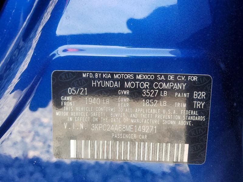 2021 HYUNDAI ACCENT SE 13