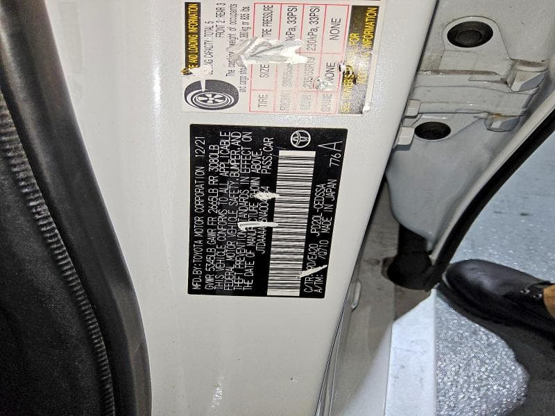 2022 TOYOTA MIRAI XLE XLE 12