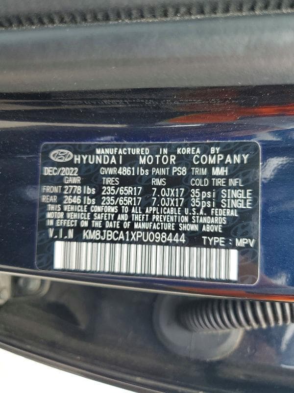 2023 HYUNDAI TUCSON BLUE 13