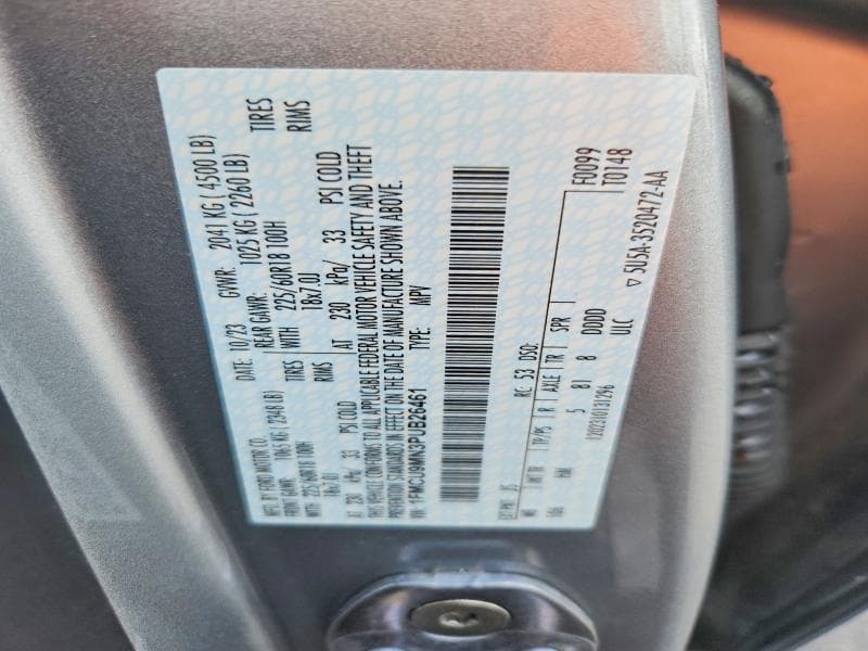 2023 FORD ESCAPE ST LINE 13