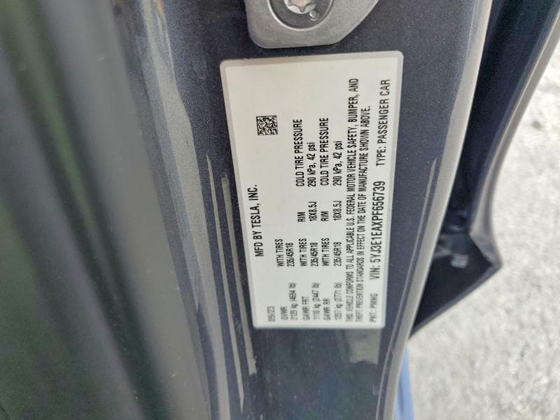 2023 TESLA MODEL 3 12