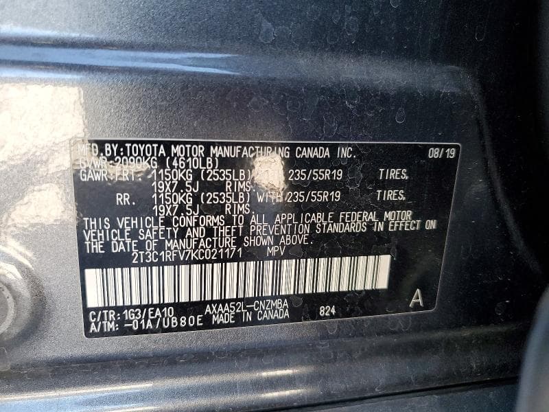 2019 TOYOTA RAV4 XLE PREMIUM 14