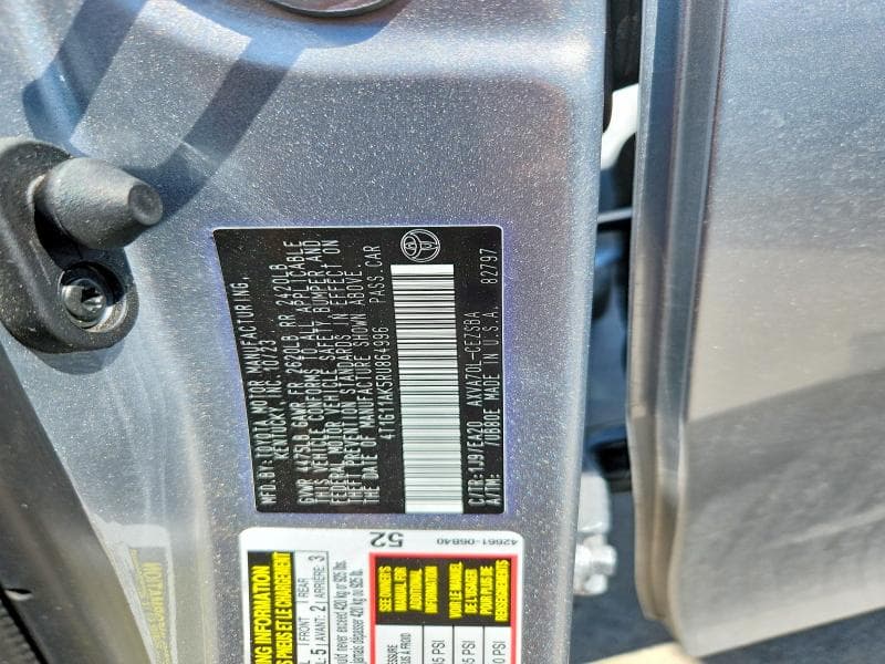 2024 TOYOTA CAMRY SE 13
