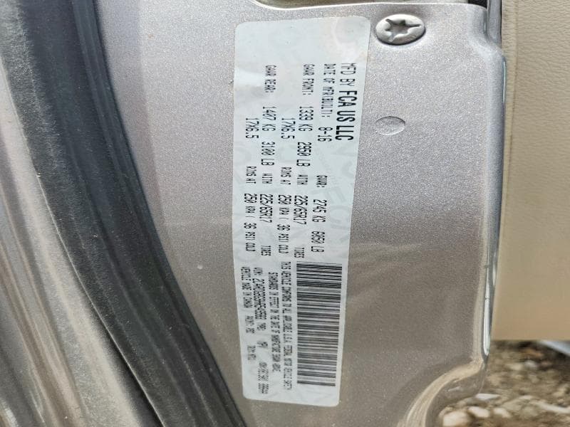 2017 DODGE GRAND CARAVAN SE SE 14