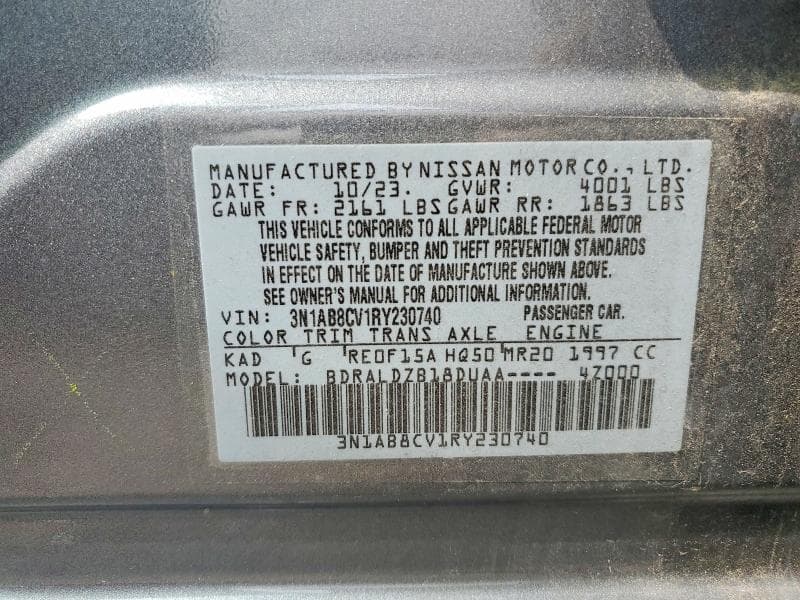 2024 NISSAN SENTRA SV 12
