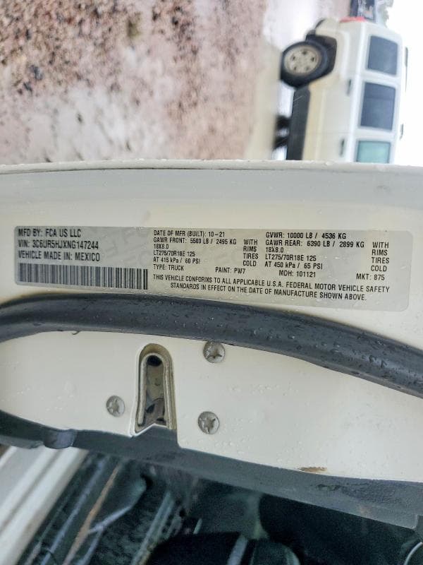 2022 RAM 2500 TRADESMAN TRADESMAN 12