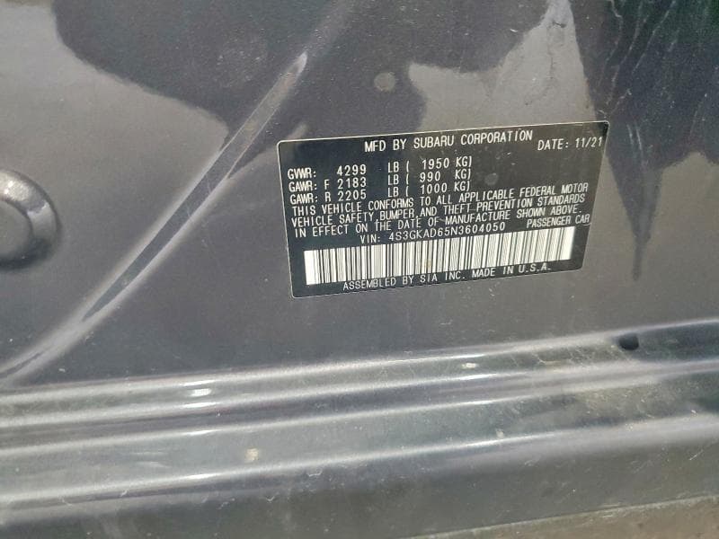 2022 SUBARU IMPREZA PREMIUM PREMIUM 12