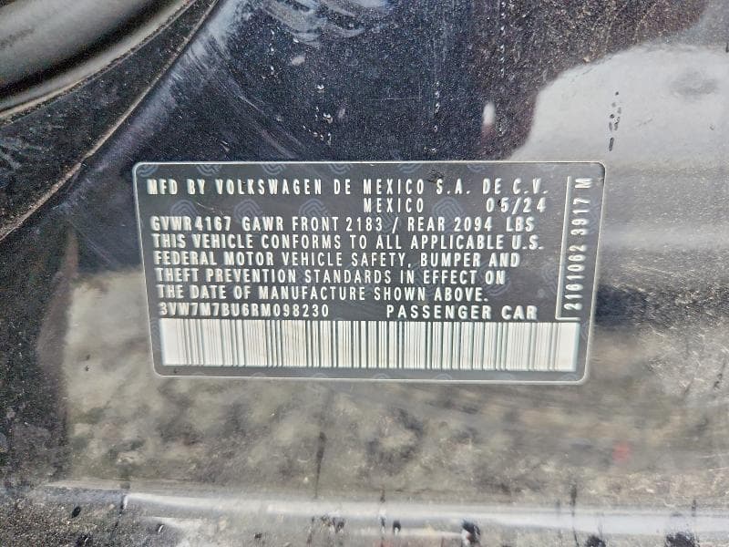 2024 VOLKSWAGEN JETTA SE 12