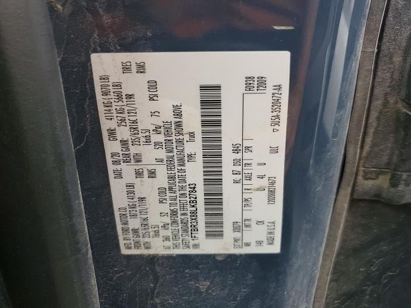 2020 FORD TRANSIT 250 DELIVERY VAN 13