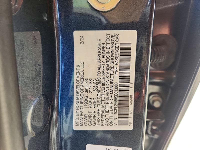 2025 HONDA CIVIC SPORT 12