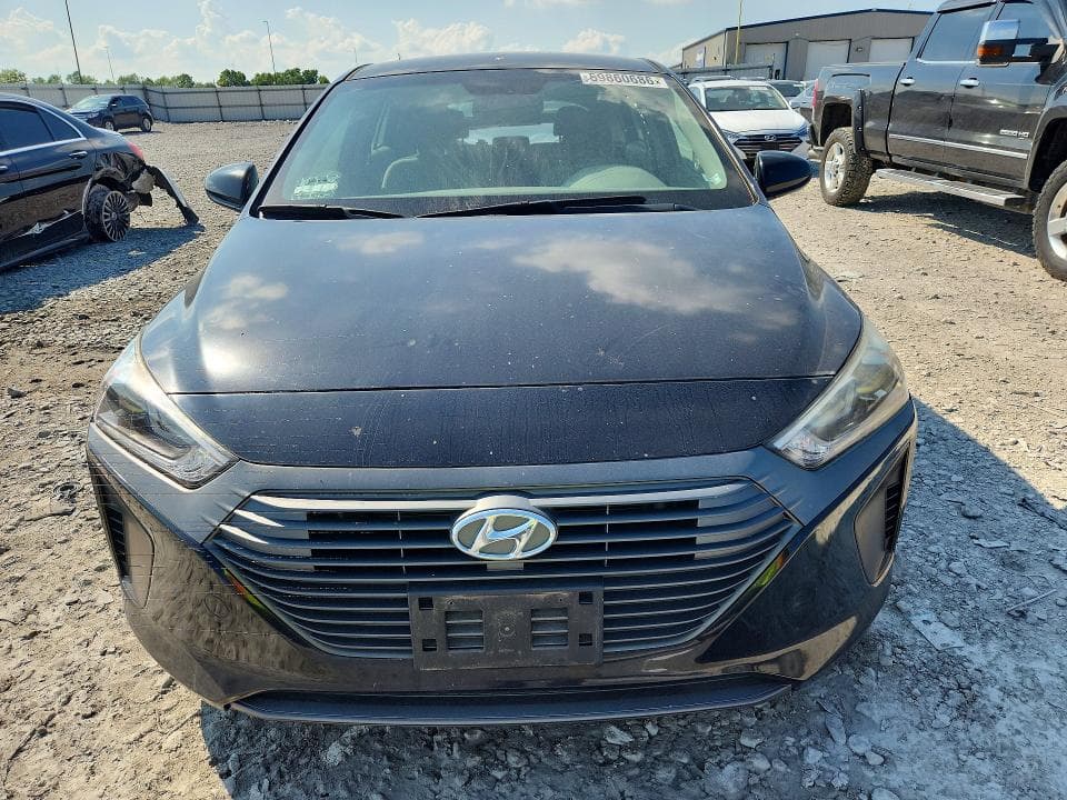 2017 HYUNDAI IONIQ BLUE BLUE 5