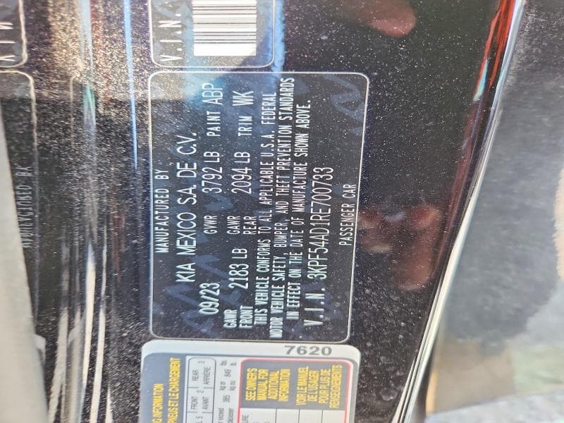2024 KIA FORTE GT LINE 13