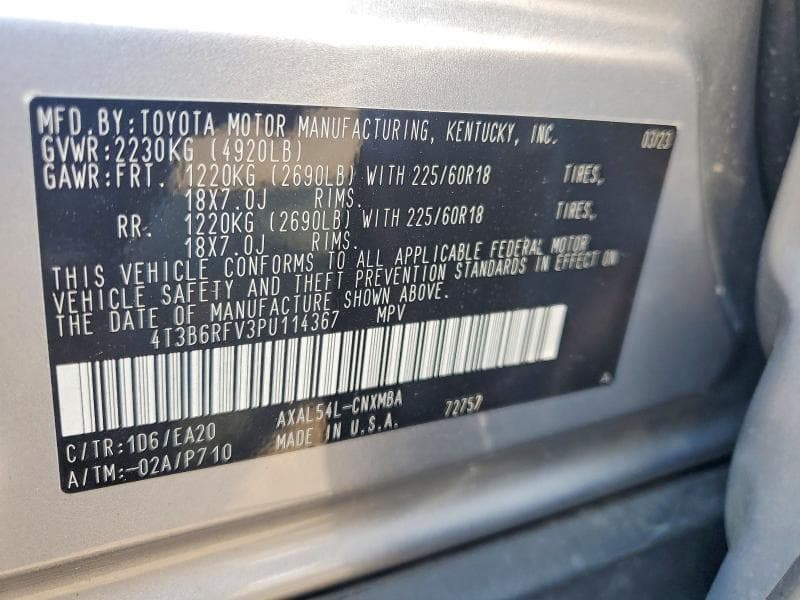 2023 TOYOTA RAV4 XLE PREMIUM XLE PREMIUM 13