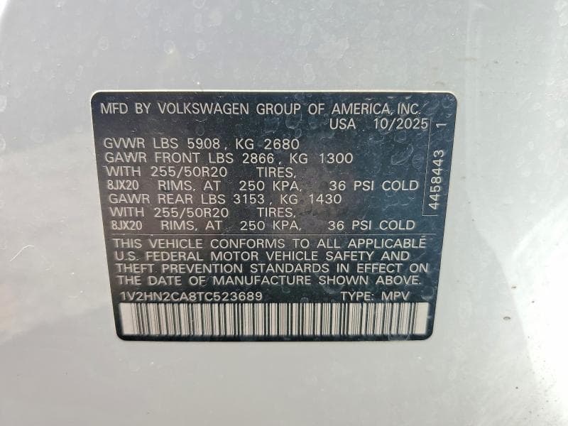 2026 VOLKSWAGEN ATLAS SE SE 13
