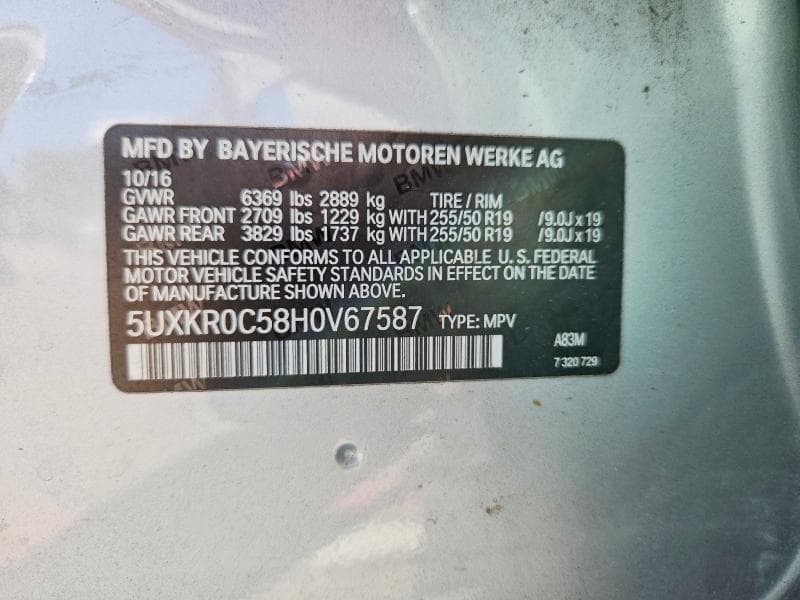 2017 BMW X5 XDRIVE35I 14