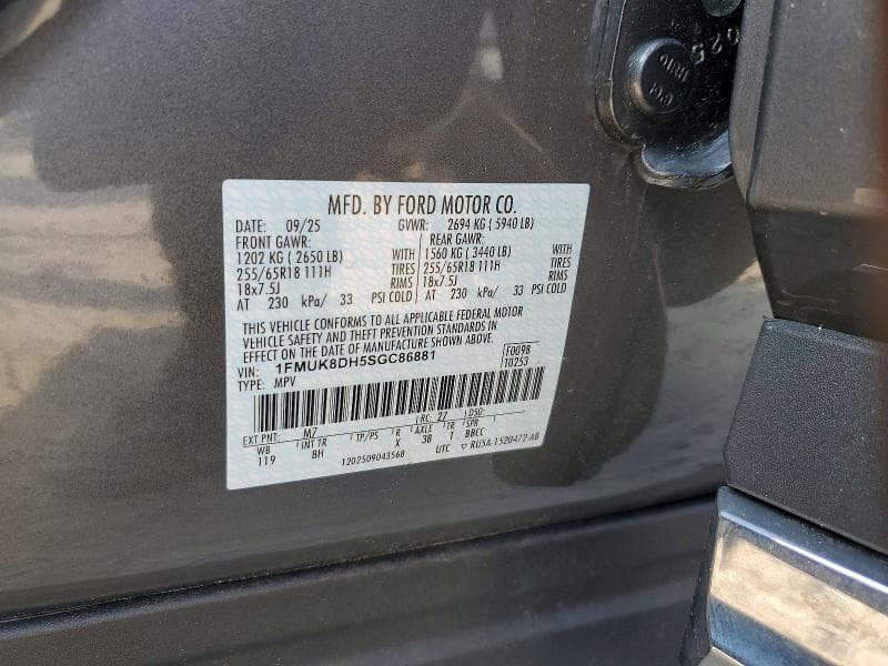 2025 FORD EXPLORER ACTIVE 13
