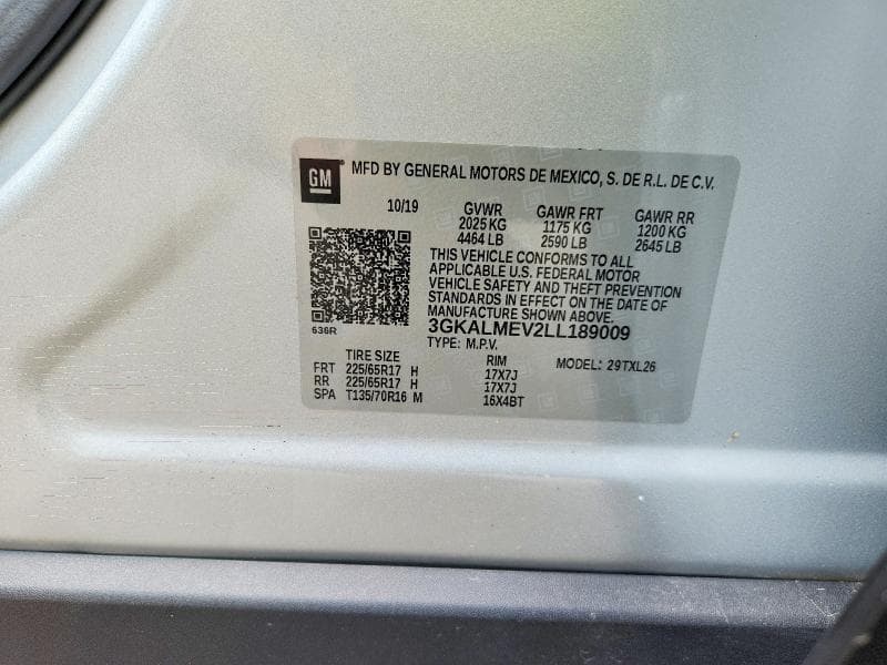 2020 GMC TERRAIN SLE 12