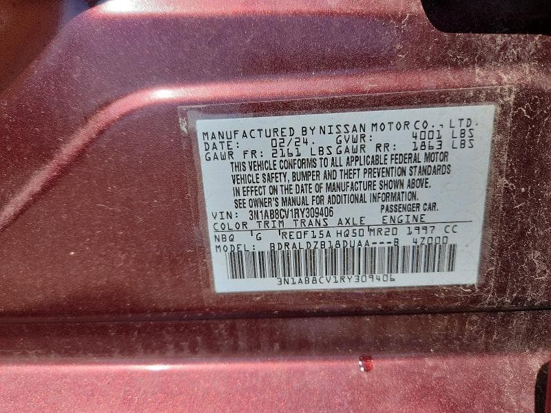 2024 NISSAN SENTRA SV SV 12
