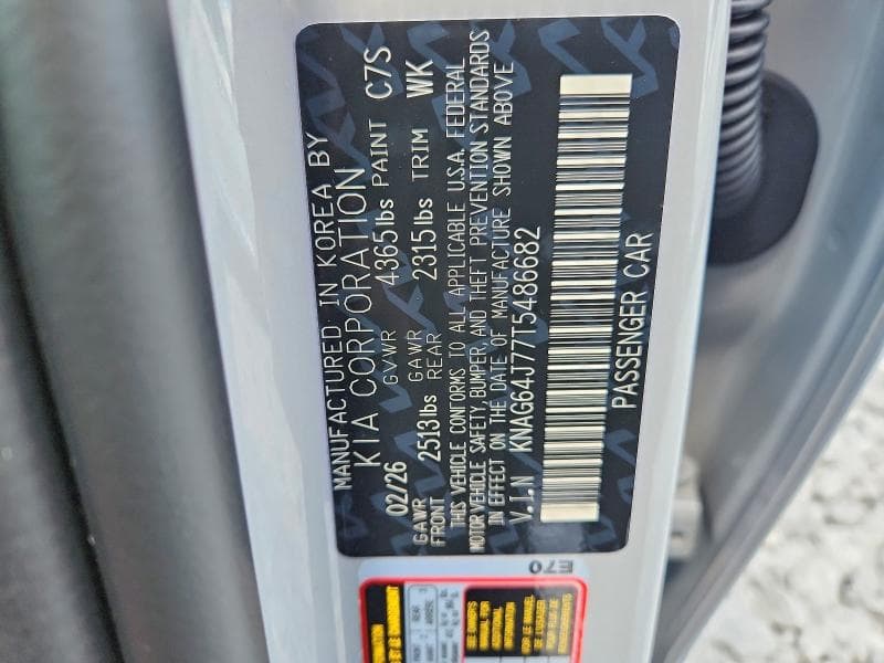 2026 KIA K5 GT LINE 12
