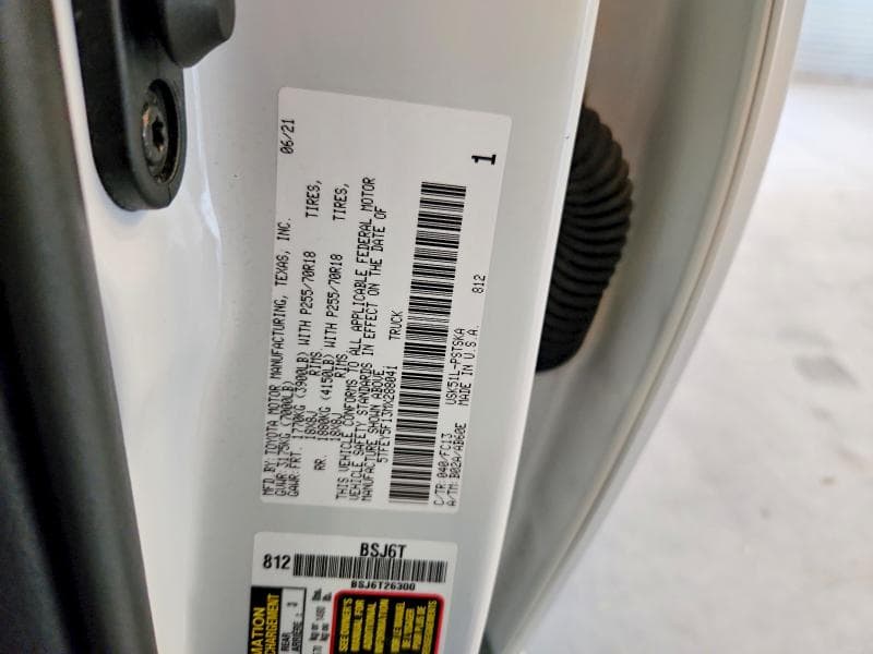2021 TOYOTA TUNDRA CREWMAX SR5 12