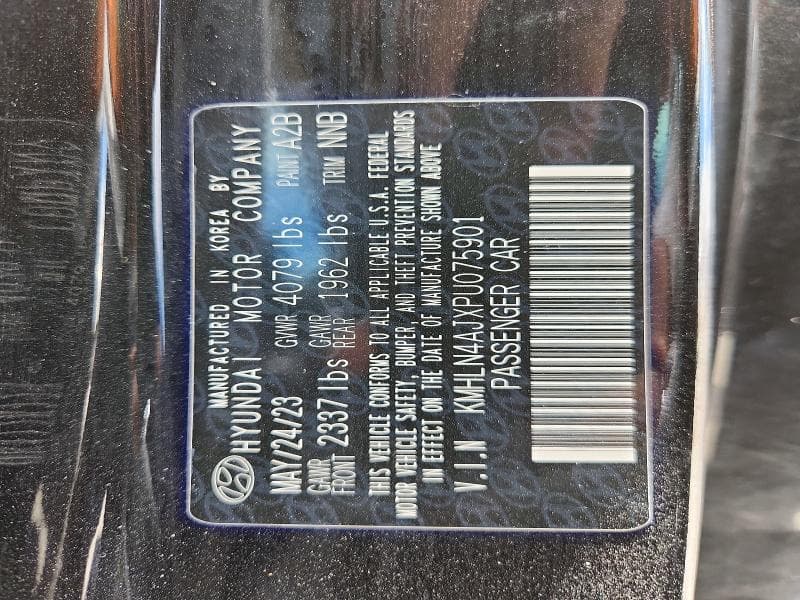 2023 HYUNDAI ELANTRA LIMITED 12