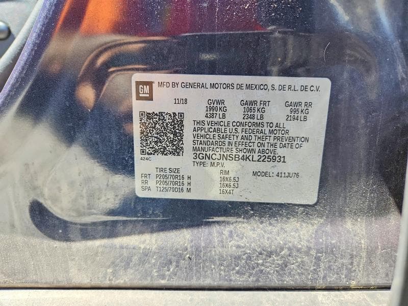 2019 CHEVROLET TRAX LS LS 13