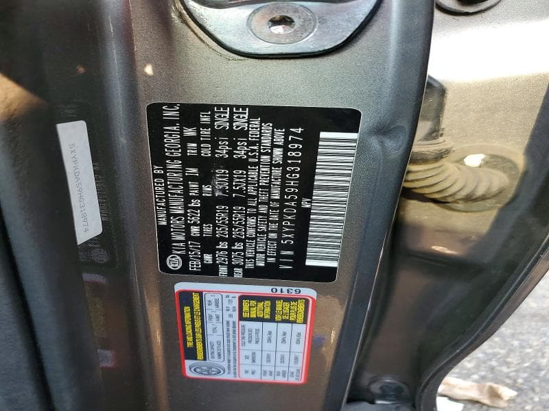 2017 KIA SORENTO SX V6 12