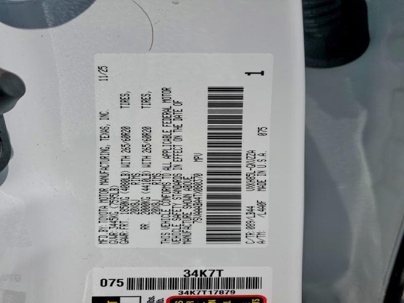 2026 TOYOTA SEQUOIA 1794 EDITION 14