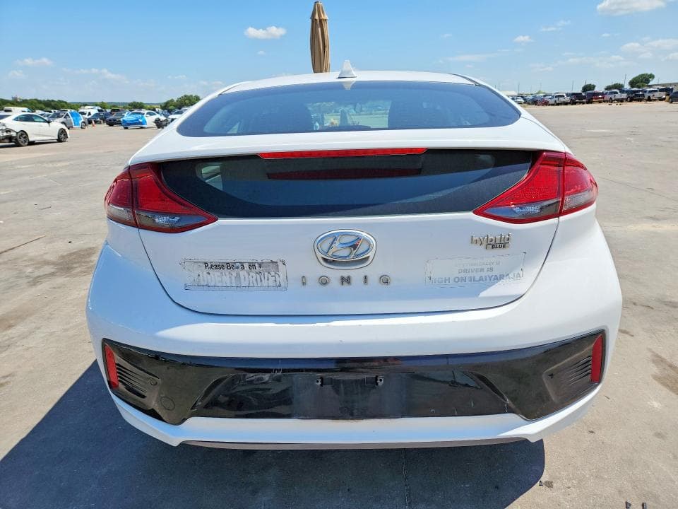 2017 HYUNDAI IONIQ BLUE 6